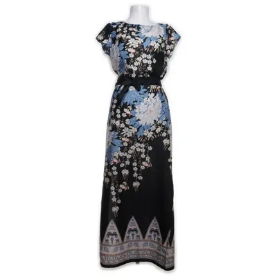 Maxi dress (Black, Multicolored) from Dorothy Perkins Polyester