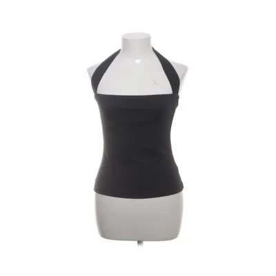 Halternecktopp (Svart) från Nelly Elastan, Återvunnen polyester