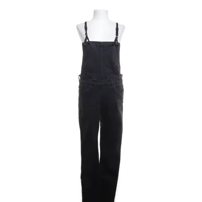 Dungarees (Black) from Raw Cotton, Elastane, Polyester, Polyurethane