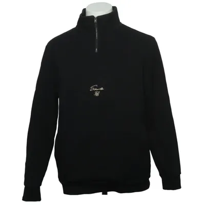 Collegetröja (Svart) från SikSilk Bomull, Elastan, Polyester