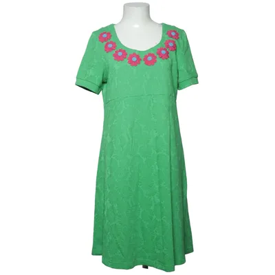 Jurk (Groen, Roze, Blauw) van Du Milde Katoen, Elastaan, Polyamide, Polyester