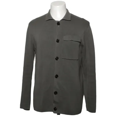 Overshirt (Groen) van Profuomo Katoen, Polyamide, Zijde, Tencel