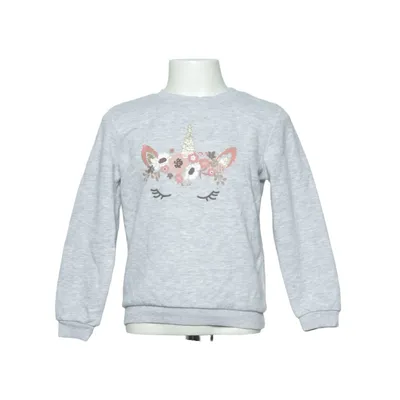 Sweatshirt (Grå) fra Happy Girls Club Bomuld, Polyester, Viscose