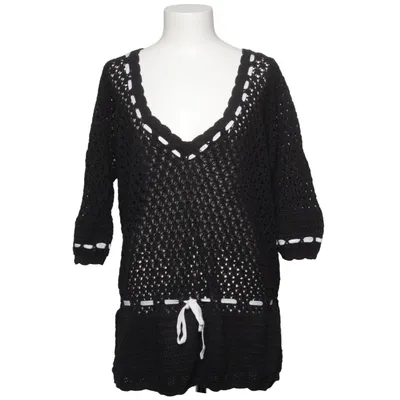Pull-over (Noir, Blanc) de Daxon Acrylique, Coton
