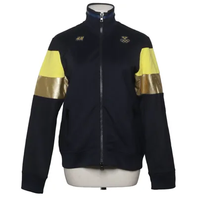 Veste de sport (Bleu, Jaune) de H&M Sport Coton, Polyester