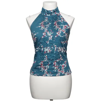 Haltertop (Blauw, Meerkleurig) van Côté Femme Katoen