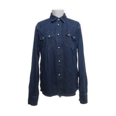 Denim blouse (Blauw) van Lager 157 Roots Katoen
