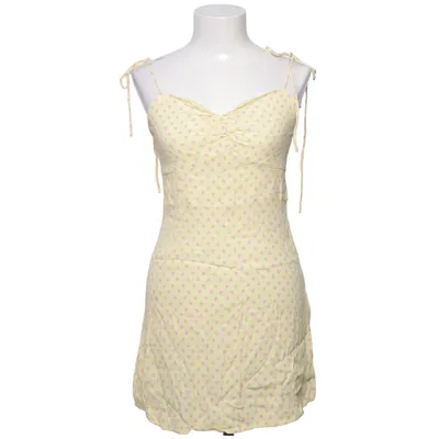 Dress (Yellow, Pink) from Mango Polyester, Viscose