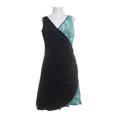 Wrap dress (Black, Turquoise) from Skunkfunk