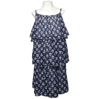 Jurk (Blauw, Wit) van Uniq Young Polyester