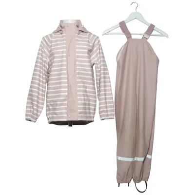 Regnställ (Rosa, Vit) från Kuling Polyester, Polyuretan