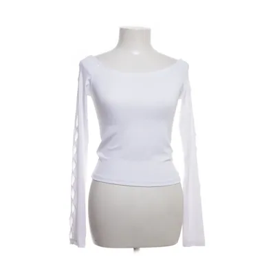 Långärmad t-shirt (Vit) från Jennyfer Elastan, Polyester