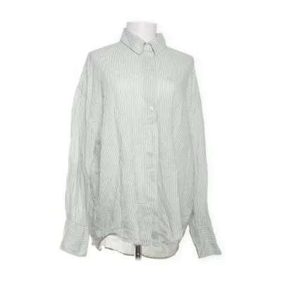 Blouse (Vert, Blanc) de Zara Coton