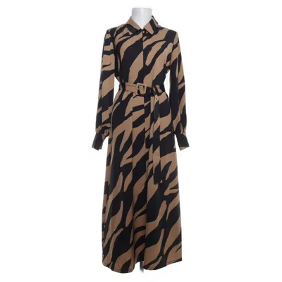 Maxi jurk (Beige, Zwart) van Gestuz Gerecycled polyester
