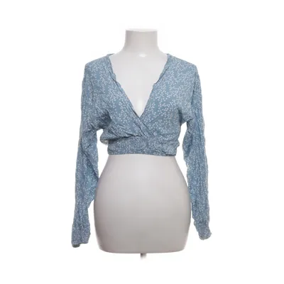 Crop top (Blauw, Meerkleurig) van Brandy Melville Viscose