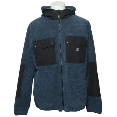 Fleecejakke (Blå, Sort) fra Volcom Polyester