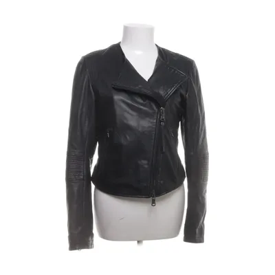 Veste de motard (Noir) de Emporio Armani Élasthane, Cuir, Polyester