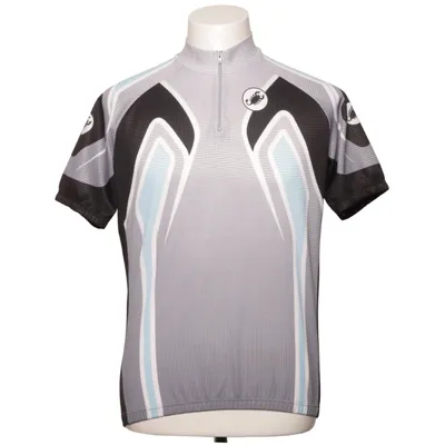 Wielershirt (Zwart, Grijs, Blauw) van Castelli Polyester