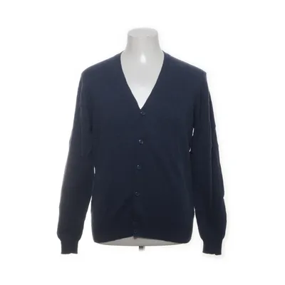Cardigan (Bleu) de Doppelgänger Coton, Laine