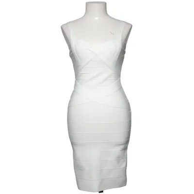 Cocktailkjole (Hvid) Elastan, Polyester
