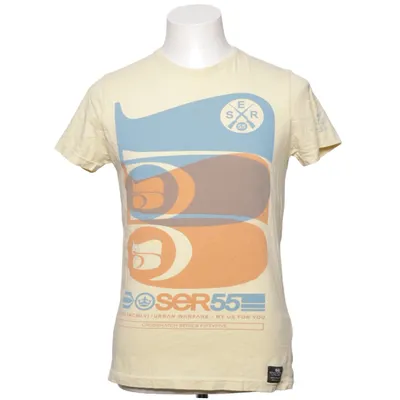 T-shirt (Yellow, Multicolored) from Crosshatch Cotton