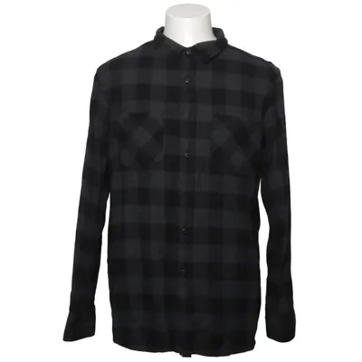 Chemise en flanelle (Noir, Gris) de Urban Classics Coton