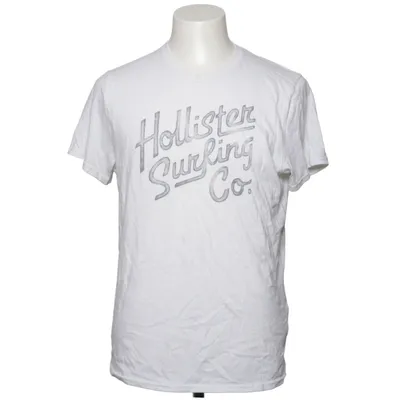 T-shirt (Wit) van Hollister Katoen, Polyester