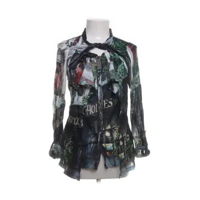 Pussy bow blouse (Multicolored) from Etoile Du Monde Polyester