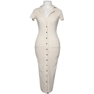 Shirt dress (Beige) from Missguided Cotton, Elastane, Polyester