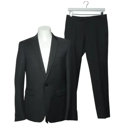 Kostym (Svart) från Bläck Polyester, Viskos, Ull