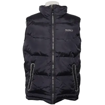 Down vest (Blue) from Falcon Down, Feather, Polyamide