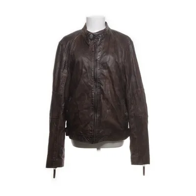 Leather jacket (Brown) from Gipsy by Mauritius Leather, Cotton