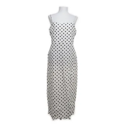 Maxi jurk (Wit, Zwart) van Zara Viscose