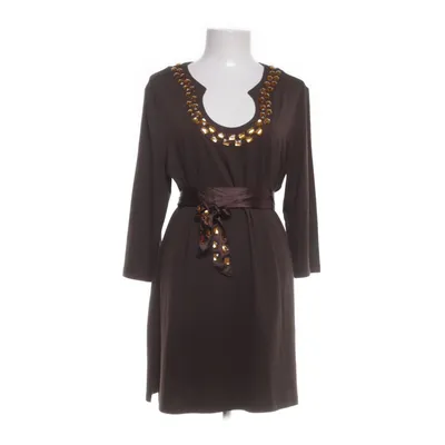 Dress (Brown) from Ricarda M Elastane, Polyester, Viscose