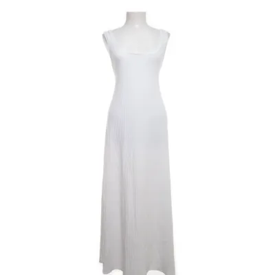 Långklänning (Vit) från Zara Bomull, Elastan, Polyester