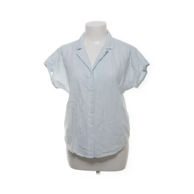 Kortærmet skjorte (Blå, Hvid) fra L.O.G.G by H&M Bomuld