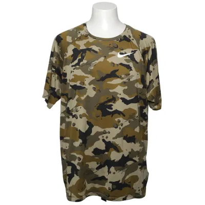 T-shirt (Groen, Beige, Zwart) van Nike Polyester