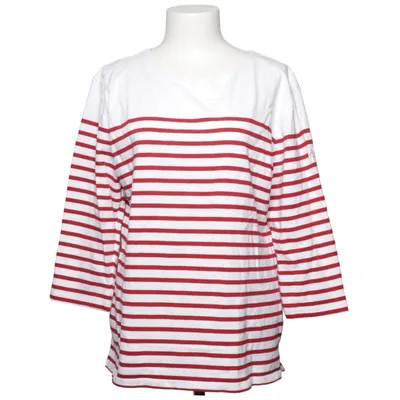 Langærmet t-shirt (Hvid, Rød) fra Mousqueton Bomuld