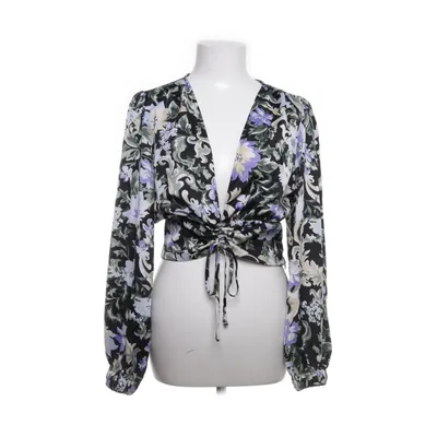 Crop top (Noir, Multicolore) de Gina Tricot Élasthane, Polyester