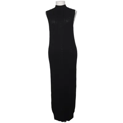 Robe longue (Noir) de Flammode Polyester, Viscose