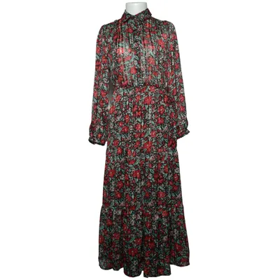 Robe longue (Rouge, Multicolore) de Peacocks Polyester