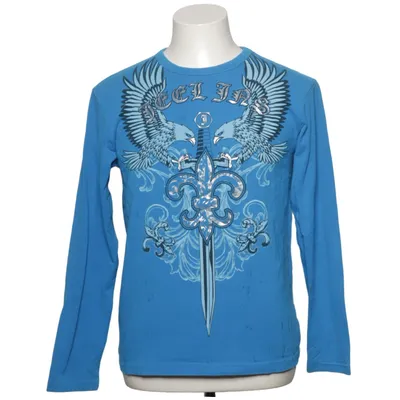 Långärmad t-shirt (Blå) från Jeel Bomull, Elastan