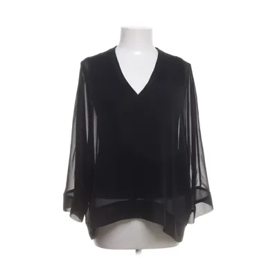 Blouse (Black) from Zara Woman Elastane, Polyester, Viscose
