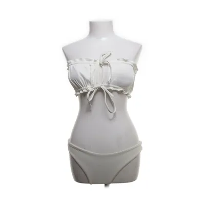 Bikini (Hvid) fra Zaful Polyester, Elastan