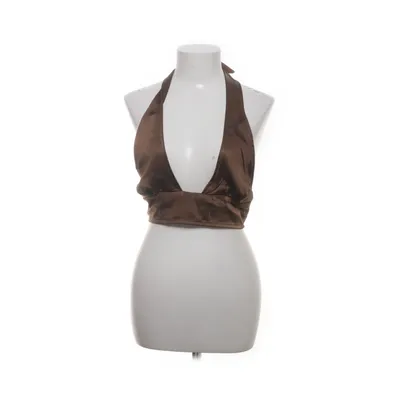 Halter neck top (Brown) from Motel Elastane, Polyester