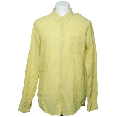 Skjorta (Gul) från Velour by Nostalgi Bomull, Linne