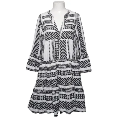 Jurk (Zwart, Wit, Meerkleurig) van Devotion Katoen, Elastaan, Polyamide, Polyester, Polyurethaan, Zijde, Viscose, Wol