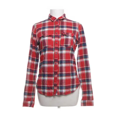 Flanellskjorta (Röd, Blå) från Abercrombie & Fitch Bomull