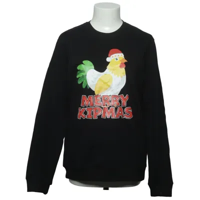 Julesweater (Sort, Flerfarvet) fra B&C Collection Bomuld, Polyester