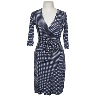 Wrap dress (Blue, White) from Revdelle Elastane, Polyester